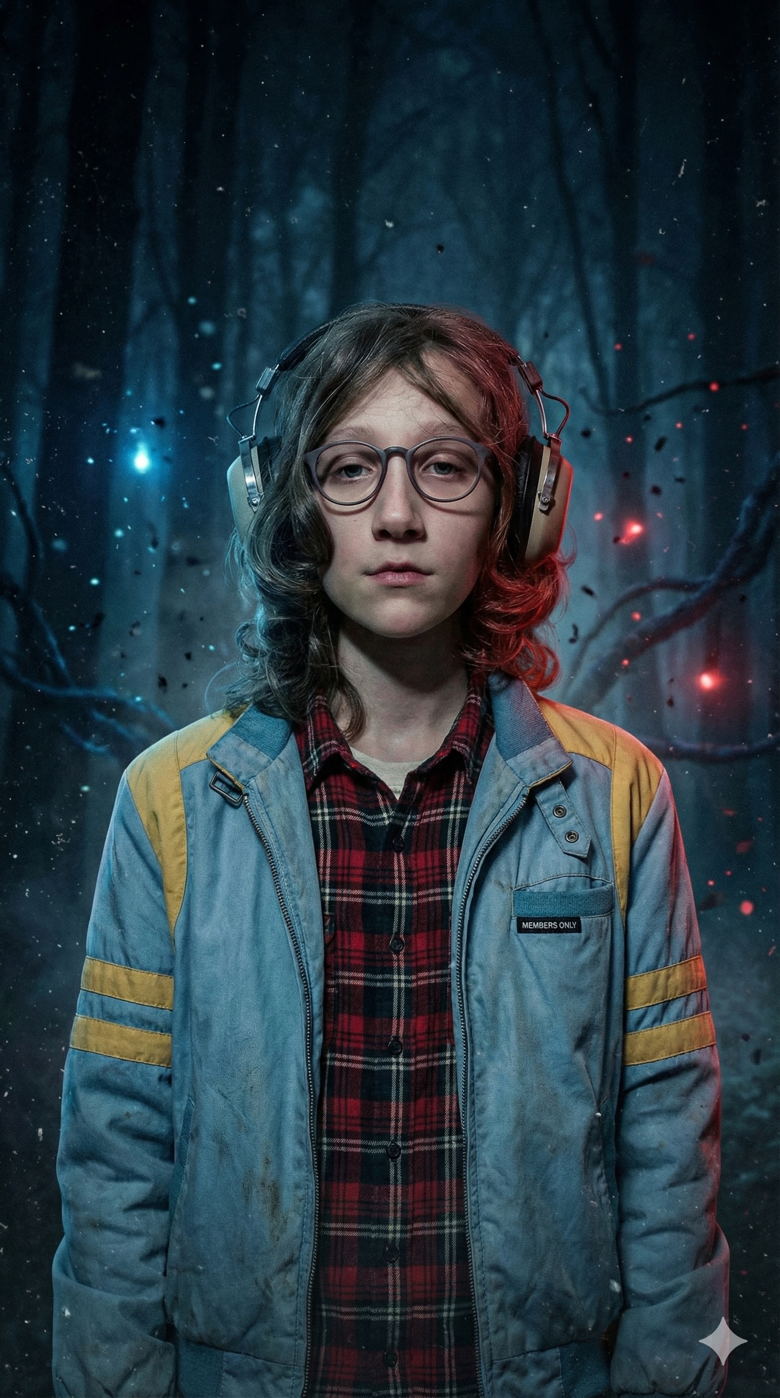 Марк на фоне ночного неба