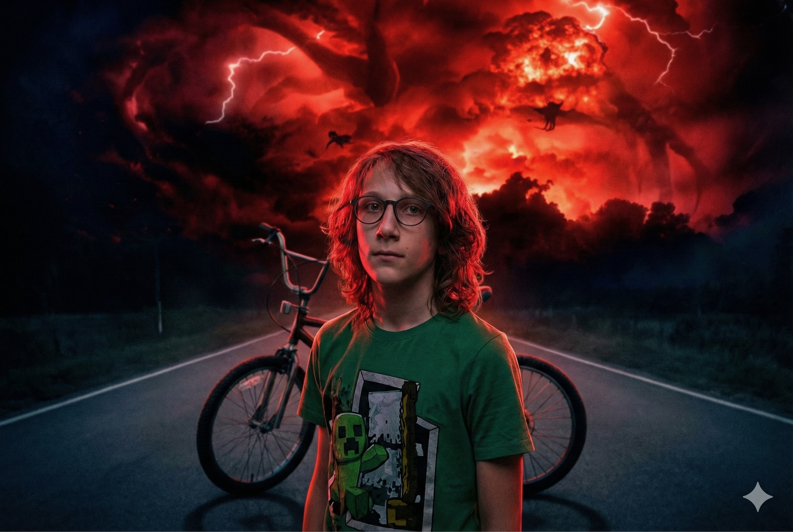 Портрет Марка в красном свете